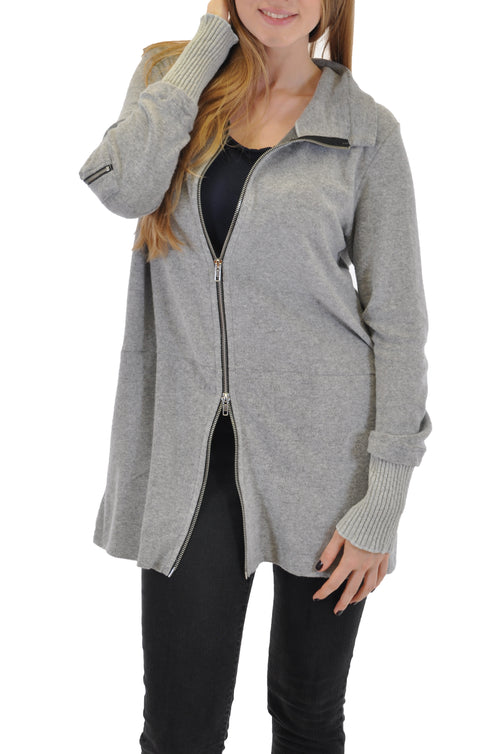 LONG SLEEVE ZIP FRONT JACKET