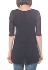 ASYMMETRICAL OVERLAY TOP - PTJ TREND: Women's Designer Clothing