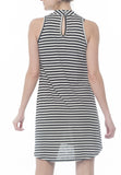 STRIPED MOCK DRESS - PTJ TREND: Women's Designer Clothing