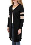 LONG SINGLE BUTTON COAT  WITH SLEEVE DESIGN