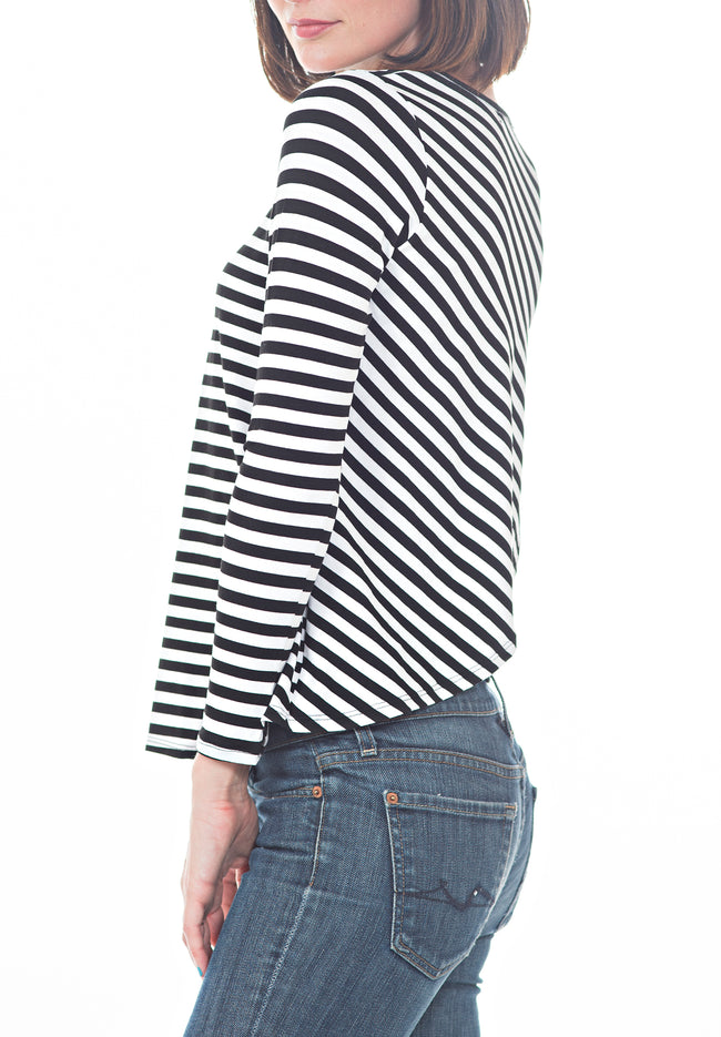 STRIPED TOP - PTJ TREND: Women's Designer Clothing