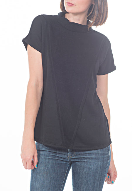 3/4 SLEEVE CREW NECK TUNIC