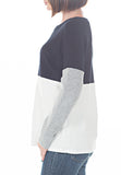 COLOR BLOCK SWEATSHIRT - PTJ TREND: Women's Designer Clothing