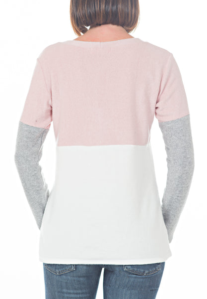 COLOR BLOCK SWEATSHIRT - PTJ TREND: Women's Designer Clothing