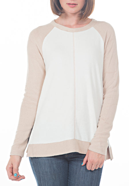 3/4 SLEEVE CREW NECK TUNIC