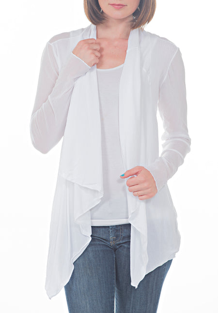 Button Front Long Sleeved Top