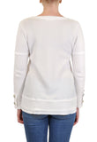 LONG SLEEVE THERMAL TOP BUTTONS ACCENT