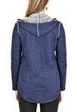 ZIP-UP HOODIE WITH CONTRAST STITCH