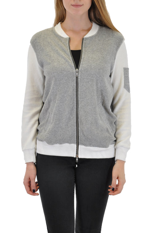 BOMBER JACKET WITH POCKET SLEEVE