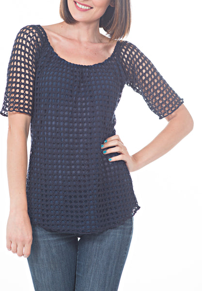 CROCHET TOP - PTJ TREND: Women's Designer Clothing