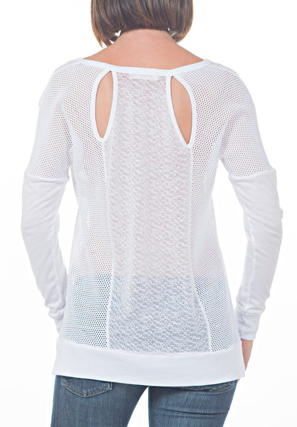 OVERSIZED FISHNET TOP - PTJ TREND: Women's Designer Clothing