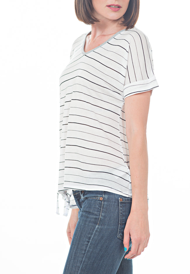 SIDE TIE TOP - PTJ TREND: Women's Designer Clothing