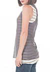 DOUBLE LAYERED TOP - PTJ TREND: Women's Designer Clothing