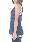 DOUBLE LAYERED TOP - PTJ TREND: Women's Designer Clothing