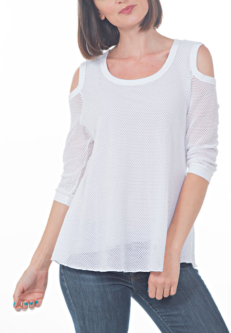 COLD SHOULDER TEE