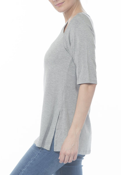 VNECK COLD SHLDR TOP - PTJ TREND: Women's Designer Clothing