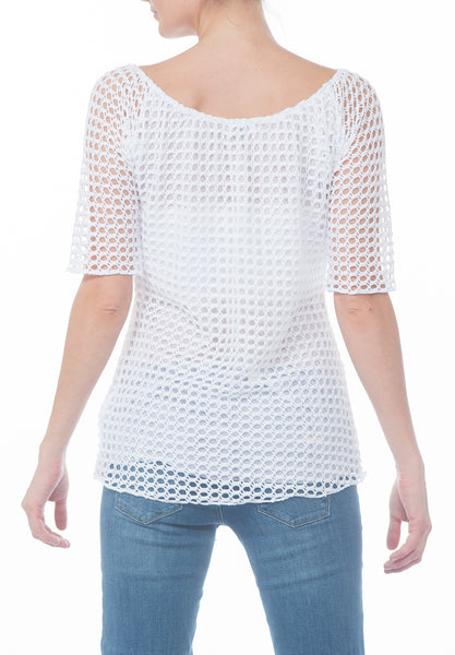 CROCHET TOP - PTJ TREND: Women's Designer Clothing