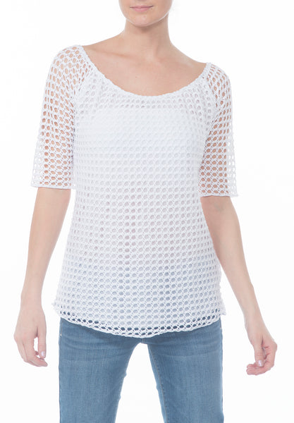 CROCHET TOP - PTJ TREND: Women's Designer Clothing